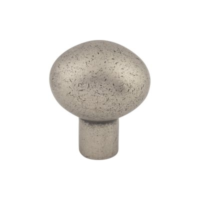 Aspen Small Egg 1 3/16" Length Oval Knob - Silicon Bronze Light