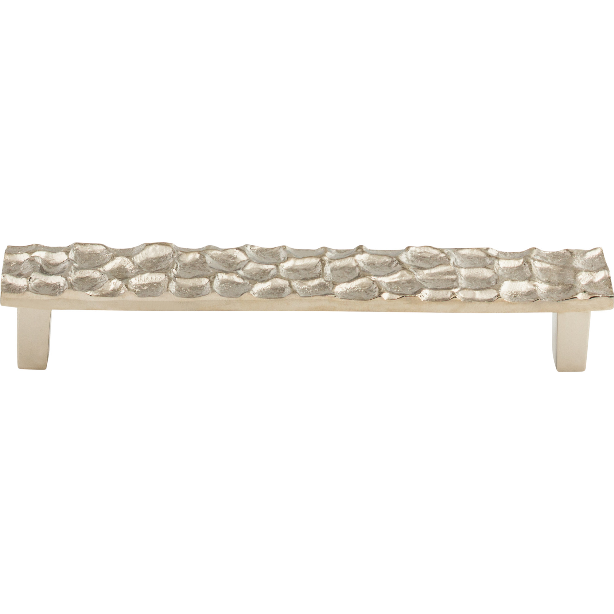 Cobblestone 6 5/16" Center to Center Bar Pull - Polished Nickel