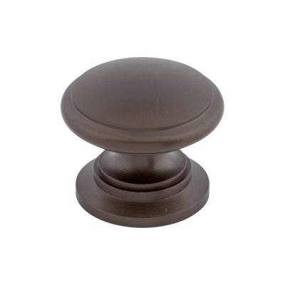 Ray 1 1/4" Diameter Round Knob - Oil Rubbed Bronze