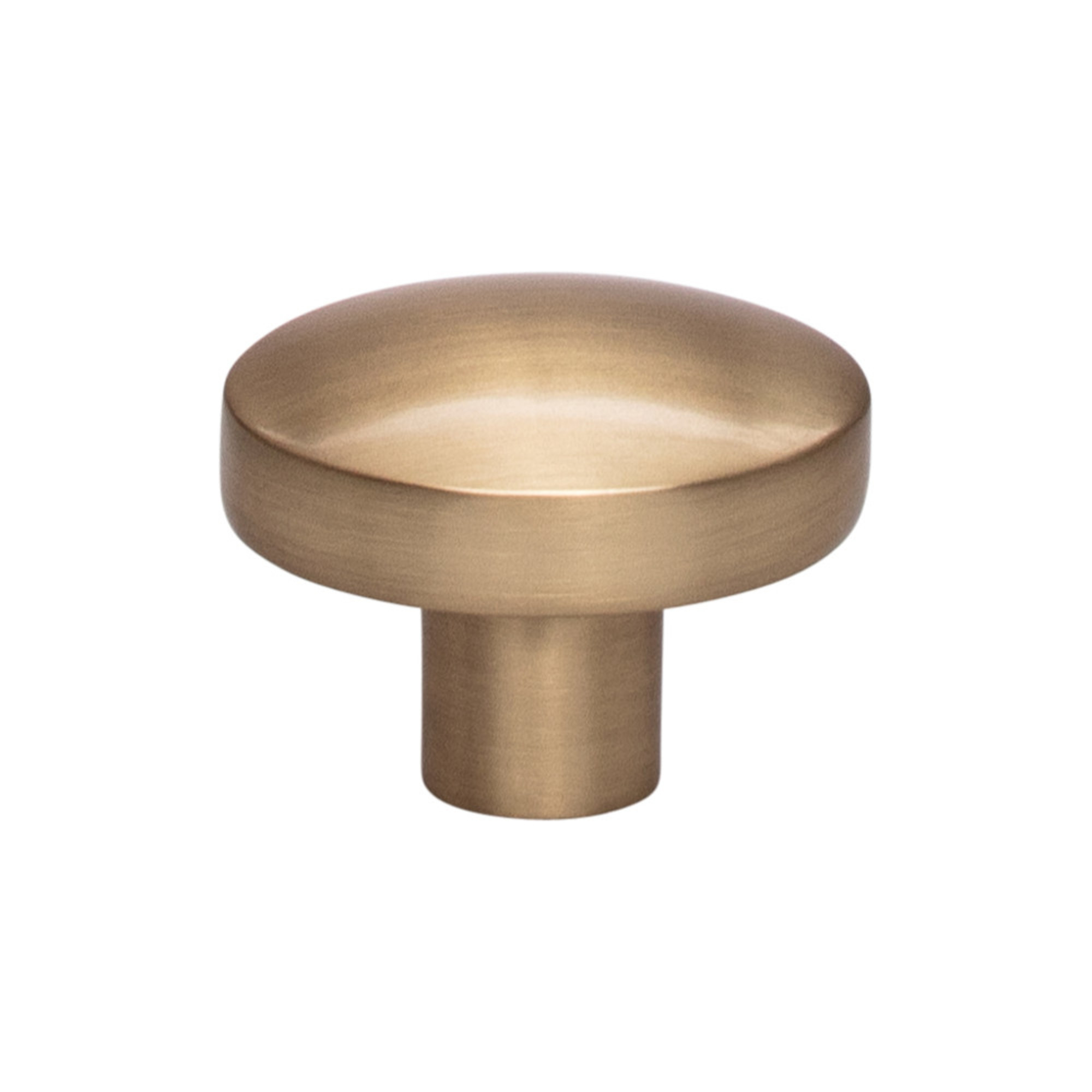 Hillmont 1 3/8" Length Oval Knob - Honey Bronze
