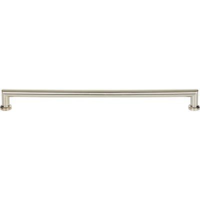 Morris 12" Center to Center Bar Pull - Polished Nickel