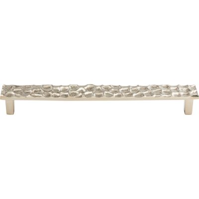 Cobblestone 8 13/16" Center to Center Bar Pull - Polished Nickel