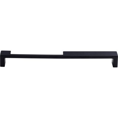 Modern Metro Notch Pull B 9" Center to Center Bar Pull - Flat Black