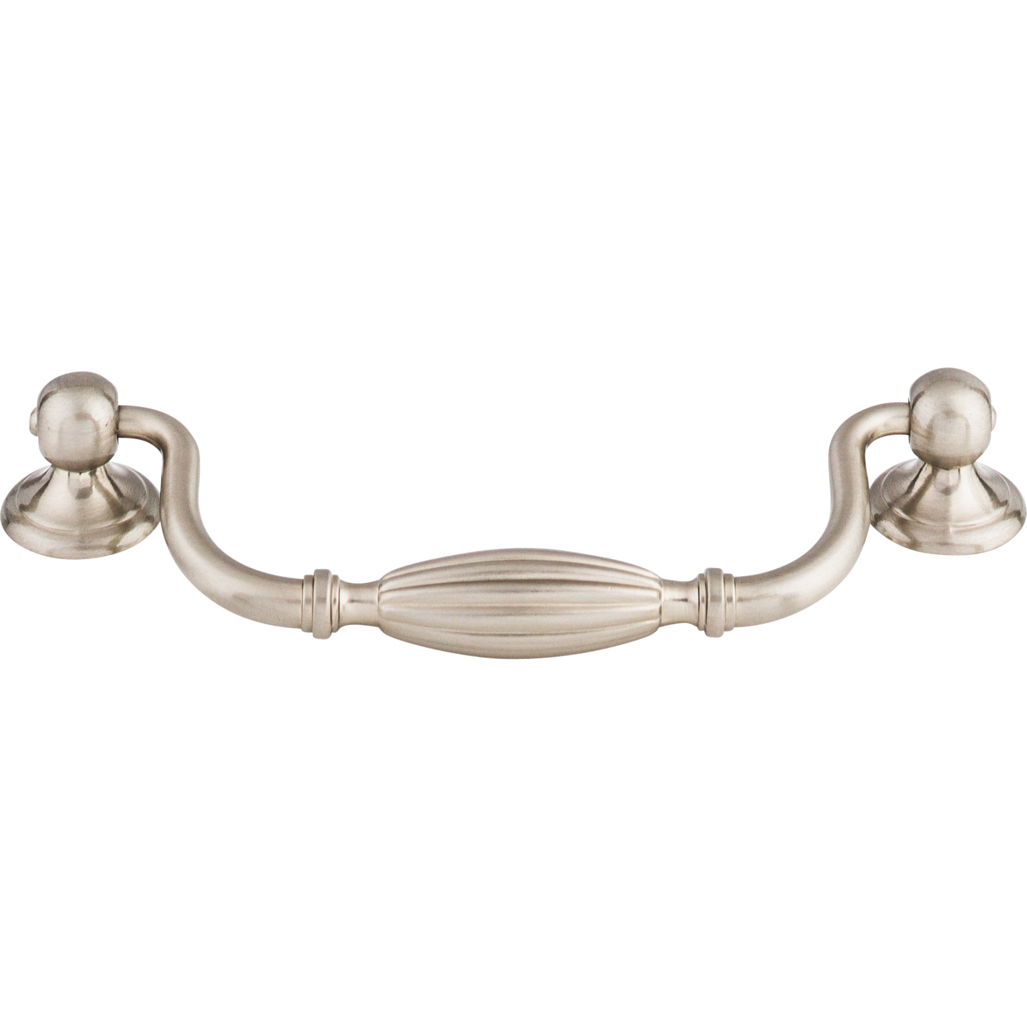 Tuscany 5 1/16" Center to Center Drop Handle - Brushed Satin Nickel