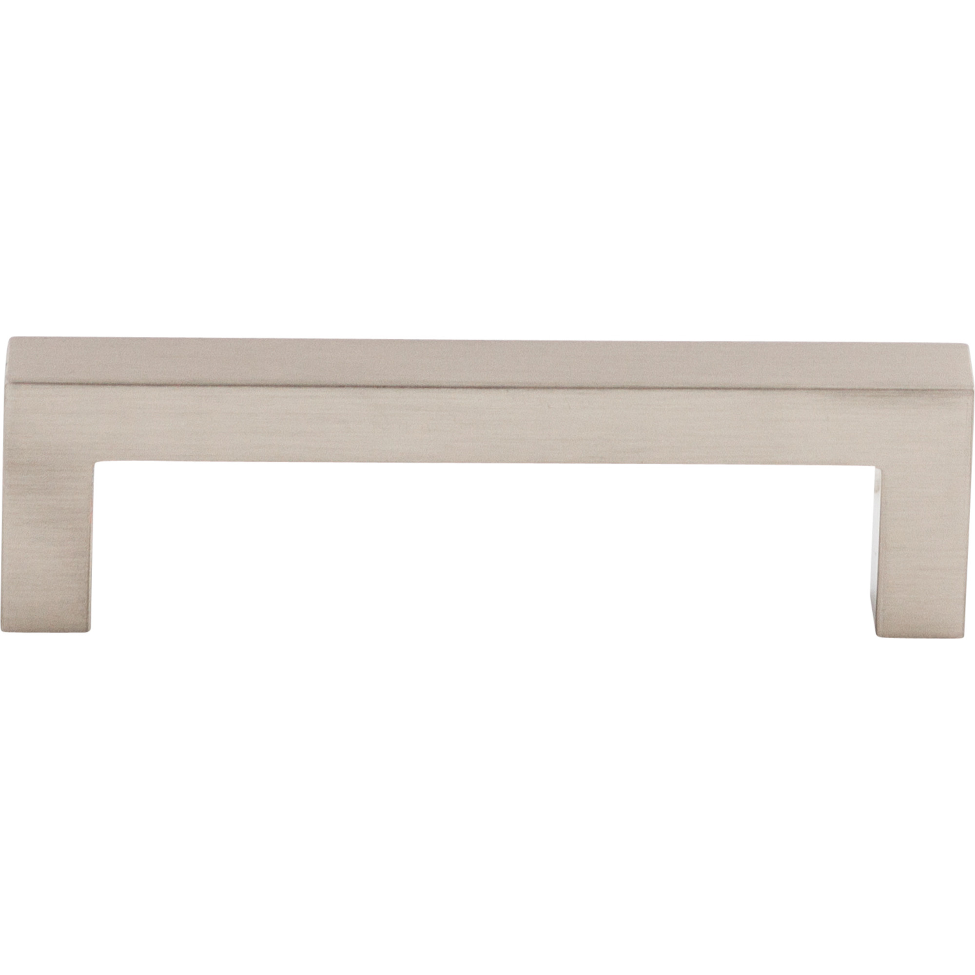 Square Bar 3 3/4" Center to Center Bar Pull - Brushed Satin Nickel