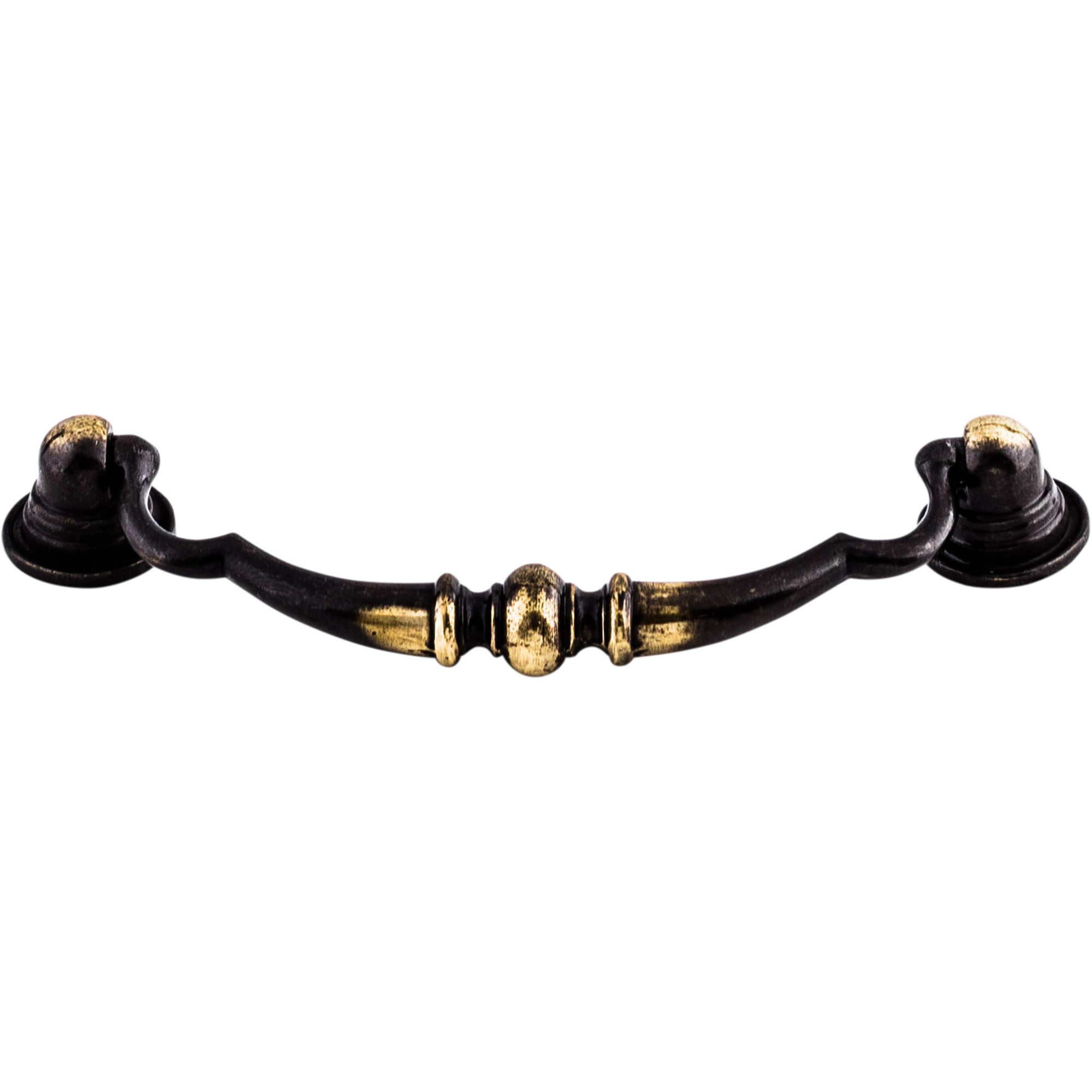 Oxford 3 3/4" Center to Center Drop Handle - Dark Antique Brass
